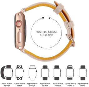 img 2 attached to OULUCCI совместим с ремешком Apple Watch 38 мм 40 мм