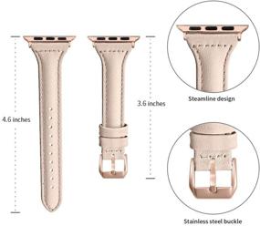 img 3 attached to OULUCCI совместим с ремешком Apple Watch 38 мм 40 мм