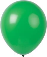 🎈 topenca party supplies, 12 inches dark green solid latex balloons, 50 pack логотип