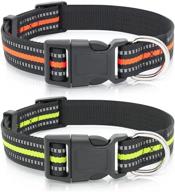 vizbrite collar reflective ajustable x large dogs logo