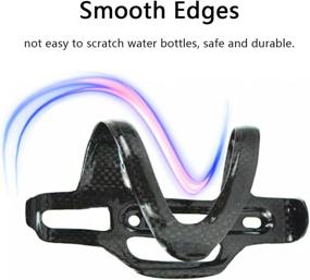 img 1 attached to 🚲 ROADNADO Ultra-Light Carbon Fiber Bike Water Bottle Cages - Perfect Side Pull Kettle Holder for Mountain and Road Bikes