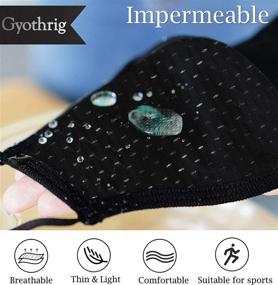 img 1 attached to 🏋️ Gyothrig 2 Pcs Reusable Sports 4 Layer Face Mask for Adult: Normal Size, Bearded Man Designer Breathable Washable Adjustable - Stay Protected in Style!