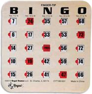 🎲 regal games finger-tip shutter slide bingo cards: easy-to-read woodgrain design - 25 pack логотип