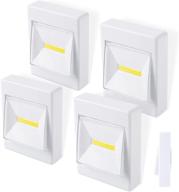 🔦 versatile led switch light: closet lights, tap light, battery operated 5 pack for cabinets, counters, utility rooms, shed, attic and emergency логотип