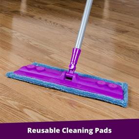 img 1 attached to Rejuvenate Microfiber Mop 🧹 Set with 3 Washable Microfiber Pads