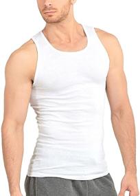 img 2 attached to ToBeInStyle Men's Sleeveless Scoop Shirts: Ultimate Style for Effortless Comfort