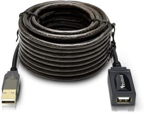 img 4 attached to 🔌 Удлинитель USB-кабеля BlueRigger (32 фута - 10 метров, USB 2.0 активный усилительный кабель) - Совместим с игровыми приставками, принтером, камерой, веб-камерой, флеш-накопителем/жестким диском, клавиатурой