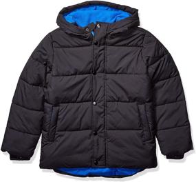 img 4 attached to Top-rated Amazon Essentials Heavy Weight Hooded Puffer Boys' Jackets & Coats Collection