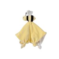 burt's bees baby - lovey plush, hold me bee soother security blanket, organic 🐝 cotton (sunshine yellow) - 12x12x3 inch, pack of 1: a must-have for comfort and security! logo