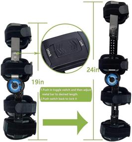 img 1 attached to Adjustable Orthomen Hinged ROM Knee Brace for Optimal Recovery Stabilization – Suitable for ACL, MCL, PCL, and Post-Op Injuries – Medical Orthopedic Support & Stabilizer for Women and Men