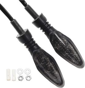 img 4 attached to 🏍️ Pair of Smoke Motorcycle Front or Rear Turn Signal Indicators for KTM 125/200/250/390/690 DUKE, 390 SMC/SMC-R, RC 125/200/390, and 1050 Adventure