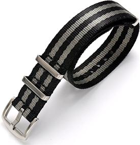 img 3 attached to Luxury Nylon Watch Polished Buckle