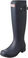 hunter women's original tour packable rain boot - best waterproof boot for women logo