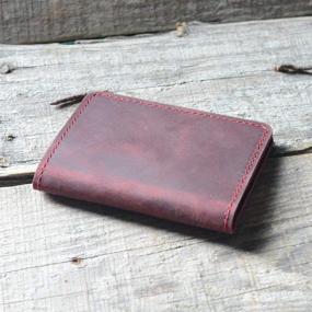 img 1 attached to JJNUSA Minimalist Leather Distressed Wallets