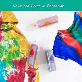 img 2 attached to 🎨 Lvoess Tie Dye Kit - 98 Pack Dye Art Set with 18 Color Dyes for Fashion Shirt, Hoodie, Dress, Bikini, Tapestry - DIY Tie Dye