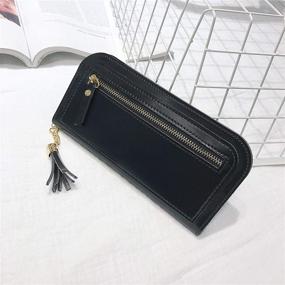img 2 attached to Ladies Bi Fold Wallet Zipper 7 2X3 7X0 27In