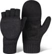 winter fingerless gloves convertible mittens outdoor recreation logo