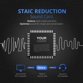 img 2 attached to USB Headset With Noise Cancelling Microphone Office Electronics