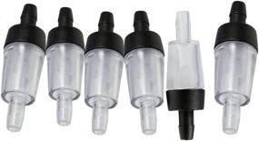 img 4 attached to 🐟 Pawfly Aquarium Check Valves: Non-Return Air Pump Accessories for Fish Tank - Black | Enhance Your Aquarium's Efficiency!