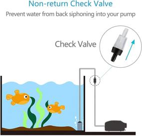 img 3 attached to 🐟 Pawfly Aquarium Check Valves: Non-Return Air Pump Accessories for Fish Tank - Black | Enhance Your Aquarium's Efficiency!