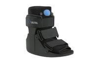 orthopedic short air cam walker boot: versatile fracture support, medium size, black логотип