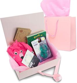 img 2 attached to 🎁 10x7x3.5 Inch Foldable Gift Box with Lid, Ribbon, and 2 Large Tissue Paper Fill – Ideal for Birthdays, Christmas, Graduations, Thanksgiving, Father's Day, and More. Includes Hand Bag.