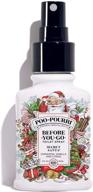 💩 poo-pourri before-you-go toilet spray: secret santa scent - compact 2 fl oz size logo