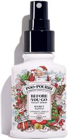 img 4 attached to 💩 Poo-Pourri Before-You-Go Toilet Spray: Secret Santa Scent - Compact 2 Fl Oz Size