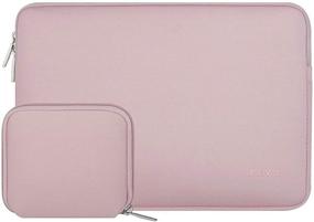 img 4 attached to 👝 MOSISO Tablet Sleeve for iPad Pro 11 inch (3rd Gen) M1 5G & More! Neoprene Bag Cover in Baby Pink