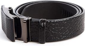 img 2 attached to Full Grain Leather Mens Belt