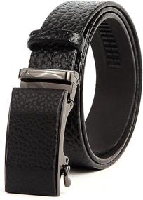 img 4 attached to Full Grain Leather Mens Belt