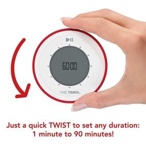 img 1 attached to Enhance Learning and Focus with ⏳ the Time Timer TWIST 90-Minute Digital Countdown Clock