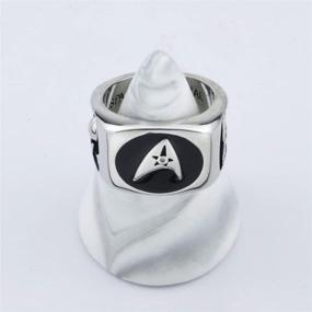 img 2 attached to 🚀 Starship Ring: The Ultimate Space Geek Jewelry for Movie Fans | Funny Gift from Space's Final Frontier