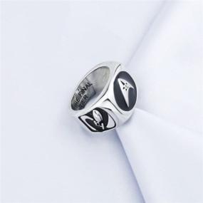 img 1 attached to 🚀 Starship Ring: The Ultimate Space Geek Jewelry for Movie Fans | Funny Gift from Space's Final Frontier