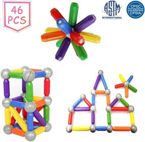 img 3 attached to 🧲 B-MAG Magnetic Building Stacking Preschool: The Ultimate Educational Toy!