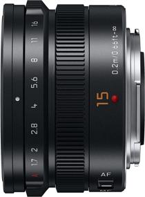 img 2 attached to Panasonic LUMIX G Leica DG SUMMILUX Lens 15MM F1.7 ASPH: Professional MIRRORLESS Micro Four Thirds H-X015 (USA Black)