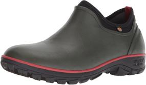 img 4 attached to Bogs Mens Sauvie Slip Black Men's Shoes for Loafers & Slip-Ons