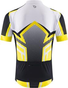 img 3 attached to BALEAF Men's Cycling Jersey Mountain Biking Shirts Short Sleeve Tops Full Zip MTB 4 Pockets Breathable UPF 50+ Clothing