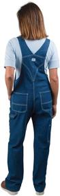 img 2 attached to 👖 Stylish and Comfortable: Liberty Women's Washed Denim Bib Overalls for Fashion-forward Ladies