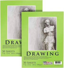 img 4 attached to Art Supply Premium Drawing 50 Sheets