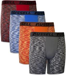 img 4 attached to Долгосрочная защита от запаха: Russell Athletic мальчики Freshforce Performance трусы-брифы (4 шт.)