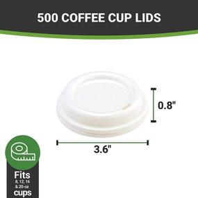 img 1 attached to Coffee Cup Lids Disposable Restaurantware