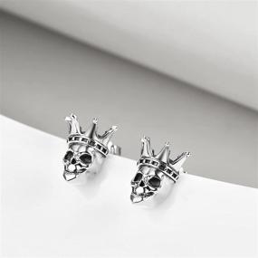 img 2 attached to 🍀 Sterling Silver Celtic Knot Stud Earrings: Irish Good Luck Clovers & Loving Hearts – Perfect Jewelry Gifts for Women and Teen Girls!