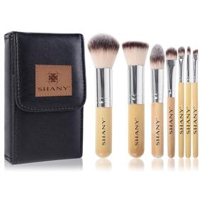 img 4 attached to 🎍 SHANY Petite Pro Bamboo Brush Set - 7 Piece with Carrying Case - Ideal for Bamboo Lovers