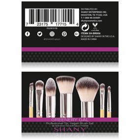 img 3 attached to 🎍 SHANY Petite Pro Bamboo Brush Set - 7 Piece with Carrying Case - Ideal for Bamboo Lovers