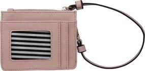 img 2 attached to 👜 Saffiano Leather Credit Wristlet for Women - Brentano Handbags, Wallets, and Wristlets