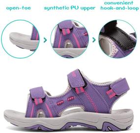 img 1 attached to DREAM PAIRS 170891_K Fuchsia Athletic Girls' Shoes