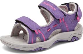 img 4 attached to DREAM PAIRS 170891_K Fuchsia Athletic Girls' Shoes