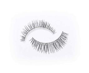 img 3 attached to 👁️ Eylure Fake Eyelashes, Naturals No. 031, Reusable, Adhesive Included, Tapered Design, 1 Pair