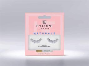 img 1 attached to 👁️ Eylure Fake Eyelashes, Naturals No. 031, Reusable, Adhesive Included, Tapered Design, 1 Pair